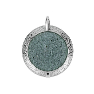 Pendentif en argent et Fuchsite (dagen)