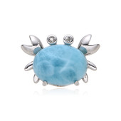 Pendentif en argent et Larimar