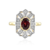 Bague en argent et Grenat Rhodolite