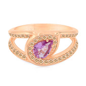 Bague en or et Saphir parme (Annette)