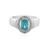 Bague en argent et Apatite bleue