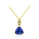 Collier en or et Tanzanite AAA