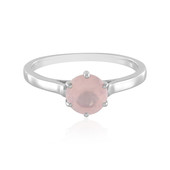 Bague en argent et Quartz rose