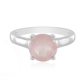 Bague en argent et Quartz rose