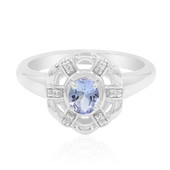 Bague en argent et Tanzanite non chauffée