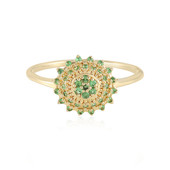 Bague en argent et Grenat Tsavorite