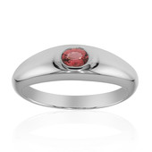 Bague en argent et Tourmaline rose