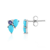 Boucles d'oreilles en argent et Turquoise Sleeping Beauty (Faszination Türkis)