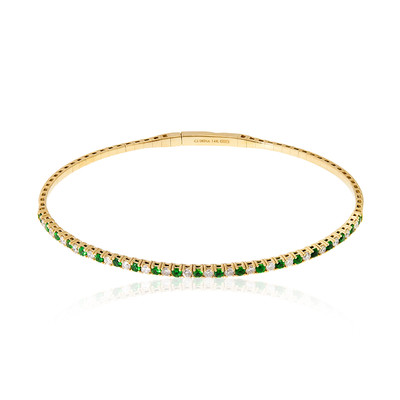 Bracelet en or et Grenat Tsavorite AAA (CIRARI)