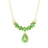 Collier en argent et Grenat Tsavorite