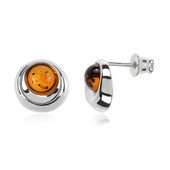 Boucles d'oreilles en argent et Ambre (dagen)