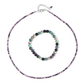 Parure en argent et Fluorite