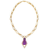 Collier en or et Kunzite de Patroke (de Melo)