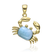 Pendentif en argent et Larimar