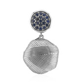 Pendentif en argent et Saphir bleu