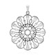 Pendentif en argent et Topaze blanche