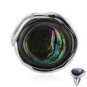 Bague en argent et Coquillage d'Abalone (Art of Nature)