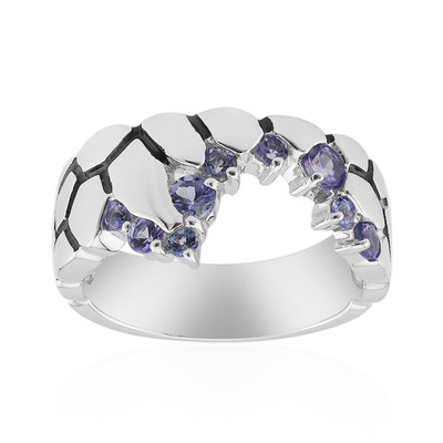 Bague en argent et Tanzanite