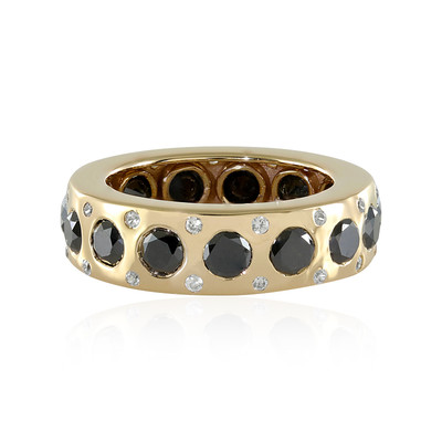 Bague en or et Diamant noir (de Melo)