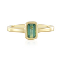 Bague en argent et Tourmaline verte de Benedito