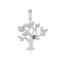 Pendentif en argent et Diamant vert I3