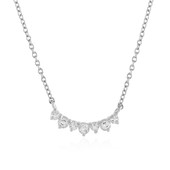 Collier en argent et Topaze blanche