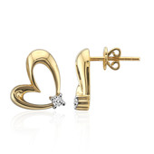 Boucles d'oreilles en or et Diamant SI1 (G) (Annette)