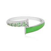 Bague en argent et Grenat Tsavorite