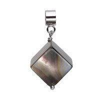 Pendentif en argent et Nacre