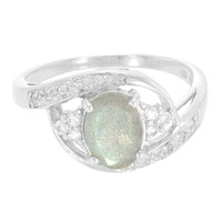 Bague en argent et Labradorite