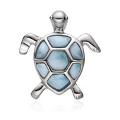 Pendentif en argent et Larimar