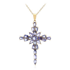 Collier en argent et Tanzanite