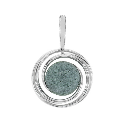 Pendentif en argent et Fuchsite (dagen)