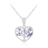 Collier en argent et Tanzanite