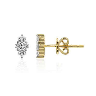 Boucles d'oreilles en or et Diamant IF (D) (Annette)