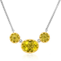 Collier en argent et Quartz de l'Ouro Verde (Dallas Prince Designs)