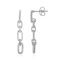 Boucles d'oreilles en argent et Zircon