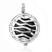 Pendentif en argent et Onyx noir