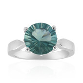 Bague en argent et Fluorite verte