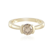 Bague en or et Diamant champagne I2