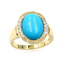 Bague en argent et Turquoise Sleeping Beauty (Faszination Türkis)