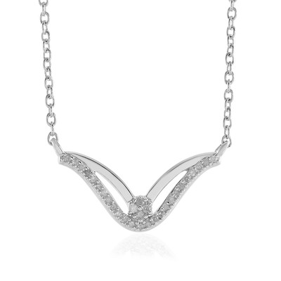 Collier en argent et Diamant I2 (I)