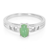 Bague en argent et Chrysoprase impériale