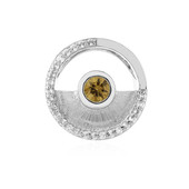 Pendentif en argent et Zircon jaune (MONOSONO COLLECTION)