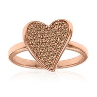 Bague en or et Diamant rose de France SI1 d'Argyle 