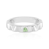 Bague pour homme en argent et Grenat Tsavorite