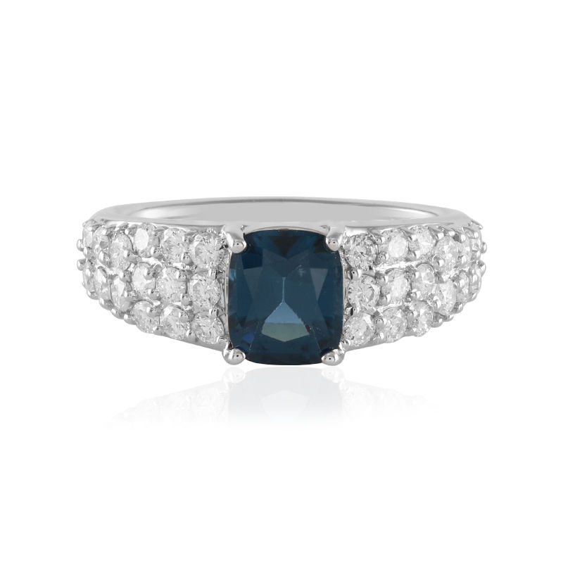 Bague best sale spinelle bleue