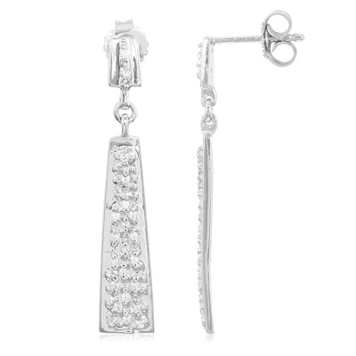 Boucles d'oreilles en argent et Zircon