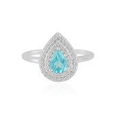 Bague en argent et Apatite bleue