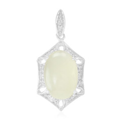 Pendentif en argent et Aragonite de Capillitas